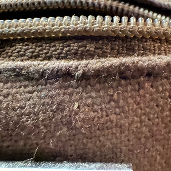 Vintage Talbots Straw Half Moon Circle Handle Boho Bag Purse Beachy Boho - Picture 6 of 8